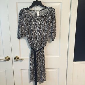 Navy and white dress - size 10